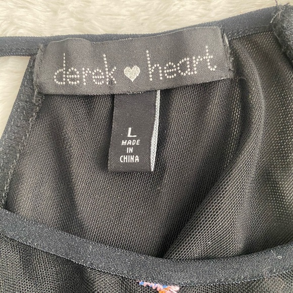 Black Floral Embroidered  One-Piece - Picture 7 of 10